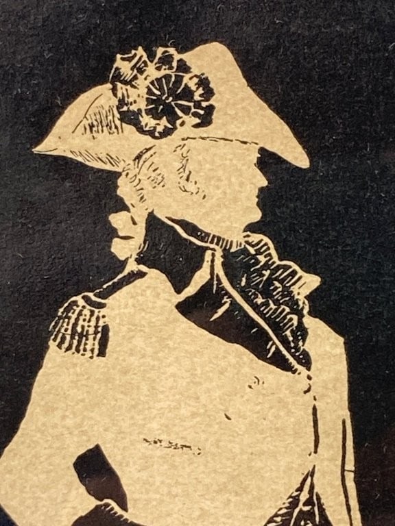 Georgian Silhouette Portrait of Soldier - 2