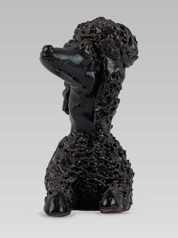 Studio Pottery Poodle Figure - 2