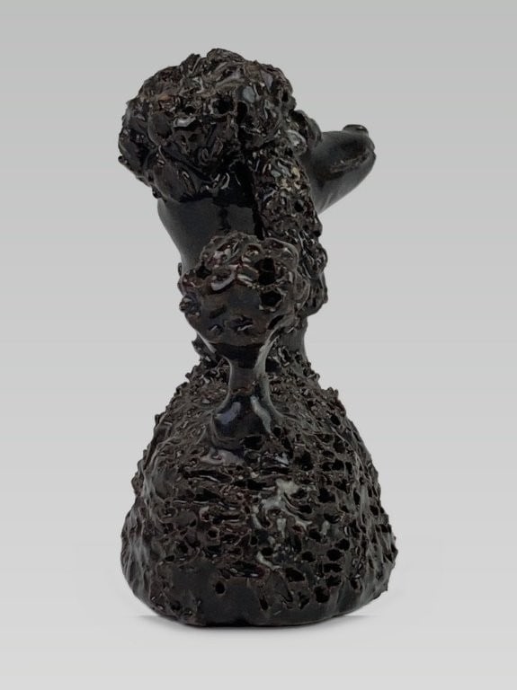 Studio Pottery Poodle Figure - 4