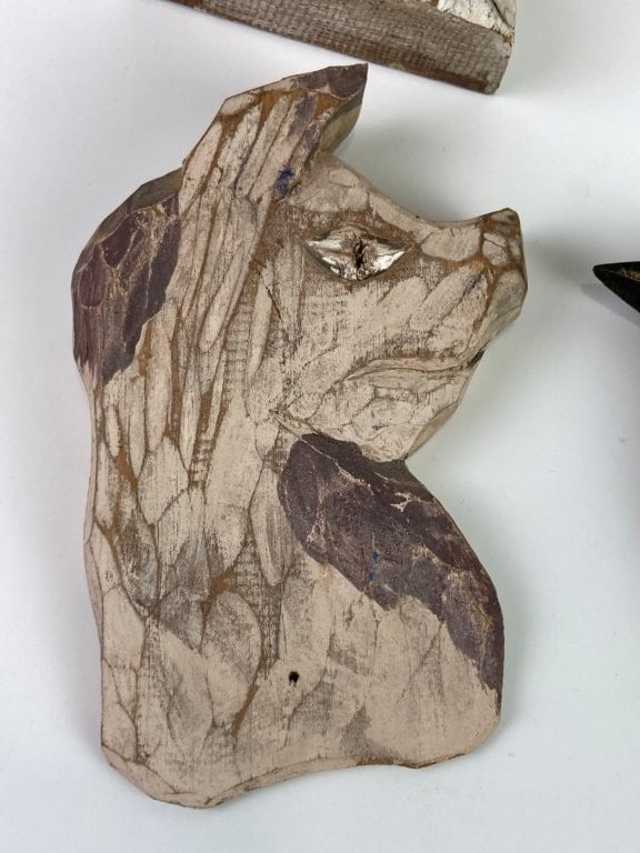 Folk Art Carved Animal Figures - 4