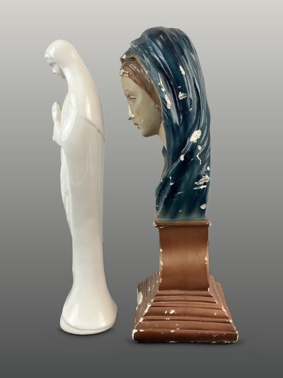 Two Devotional Mary Figurines - 6