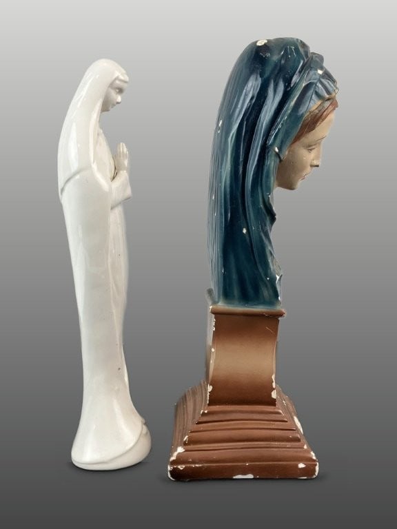 Two Devotional Mary Figurines - 8