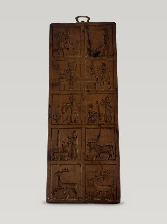 Folk Art Country Carved Wall Plaques - 2