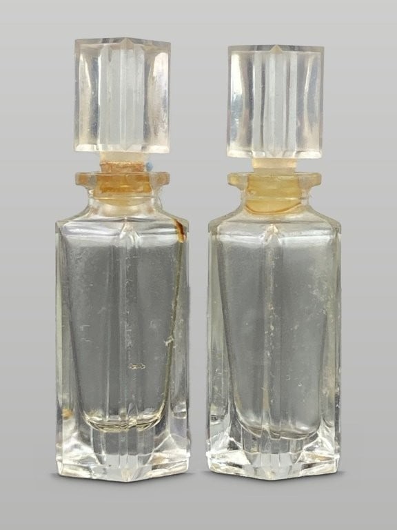 Glass Perfume Bottles Including Givenchy and Chloe - 2