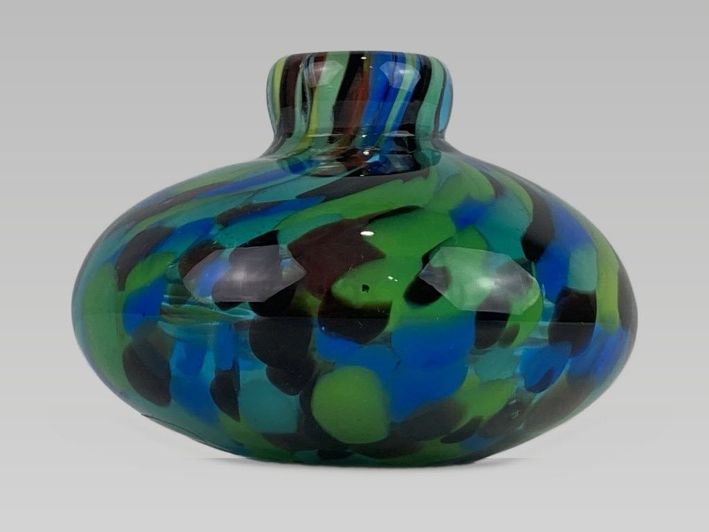 Murano Confetti Art Glass Perfume Bottle - 3
