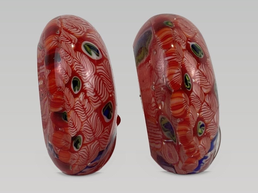 Peacock Art Glass Paperweights - 5
