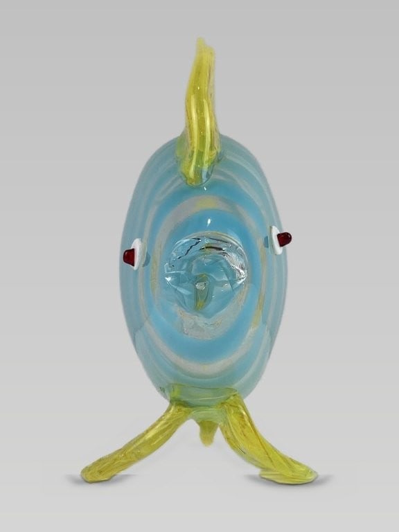 Art Glass Fish Sculpture - 2