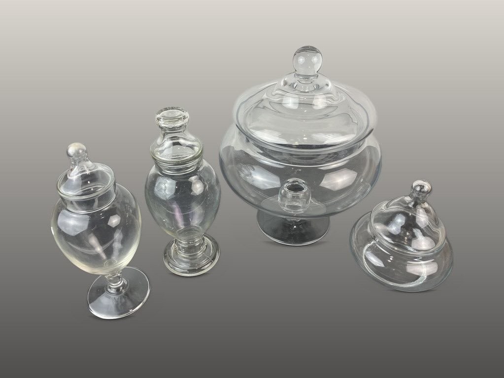 Lidded Apothecary Jars - 2