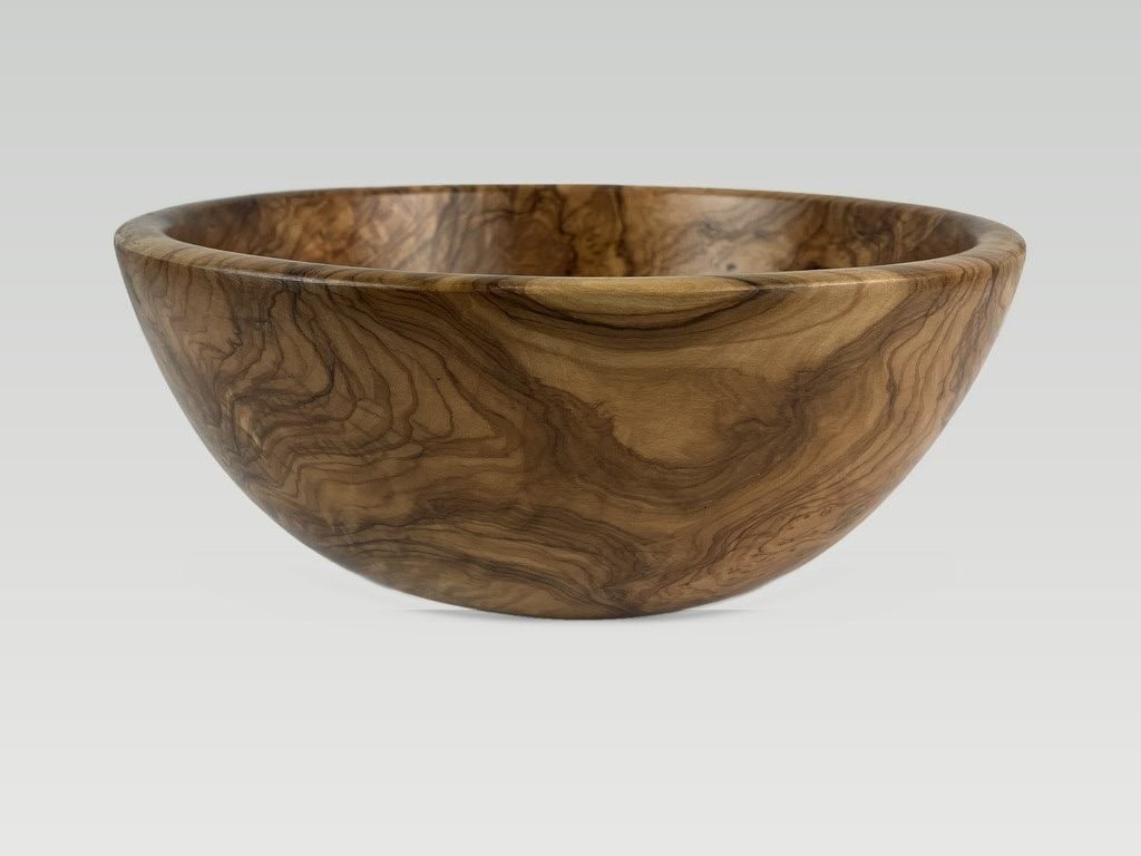 French Artisan Turned Wood Bowl - 2