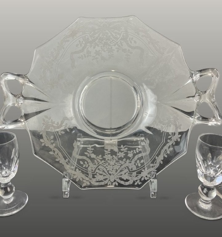 Glassware Assortment Including Fostoria and Waterford - 2