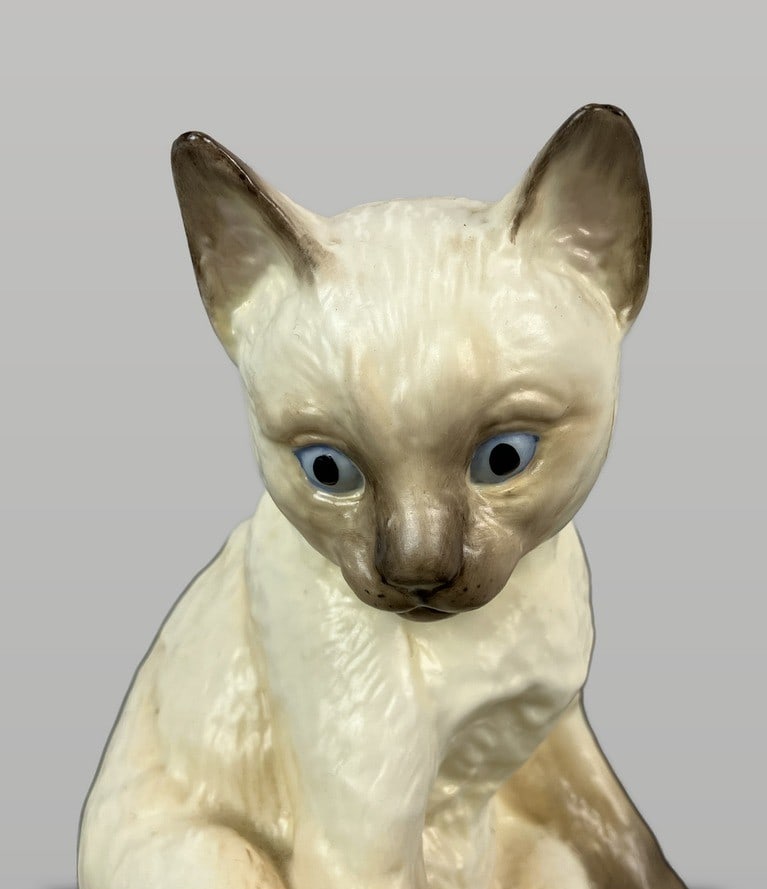 English Porcelain Cats Including Copeland Spode - 2