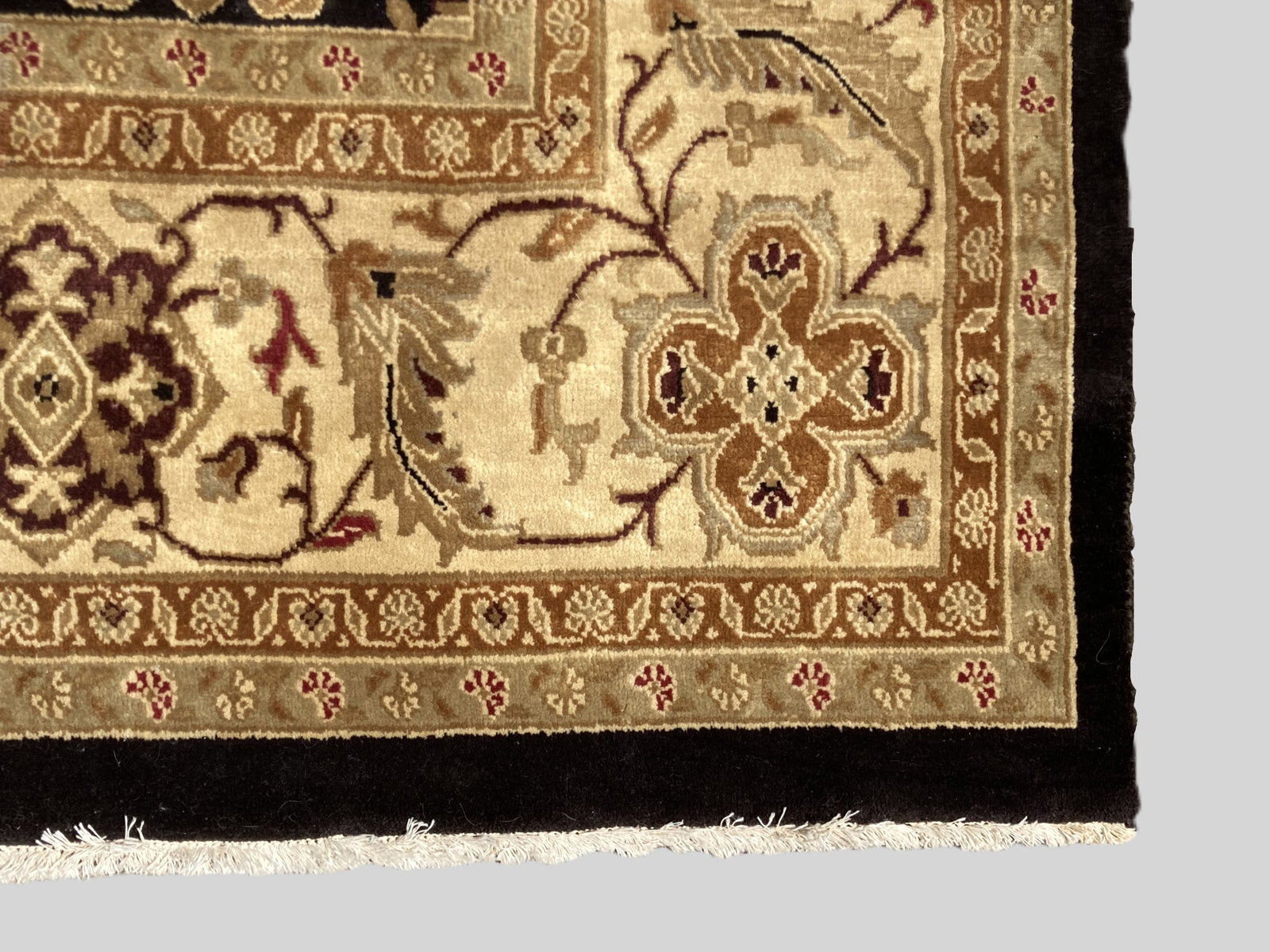 Hand-Knotted Indian Rug - 3