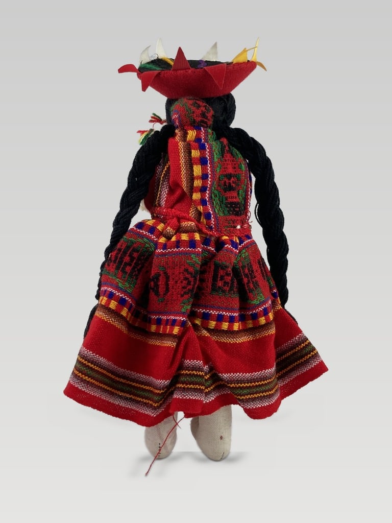 Peruvian Folk Art Doll - 5