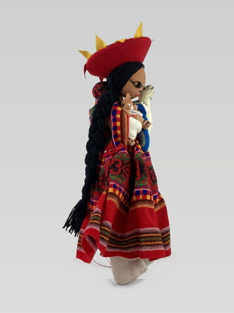 Peruvian Folk Art Doll - 6