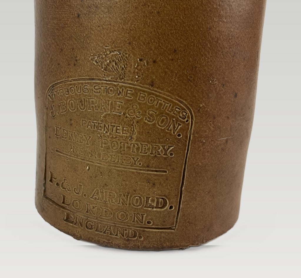Denby Pottery J. Bourne Stoneware Ink Bottle - 3