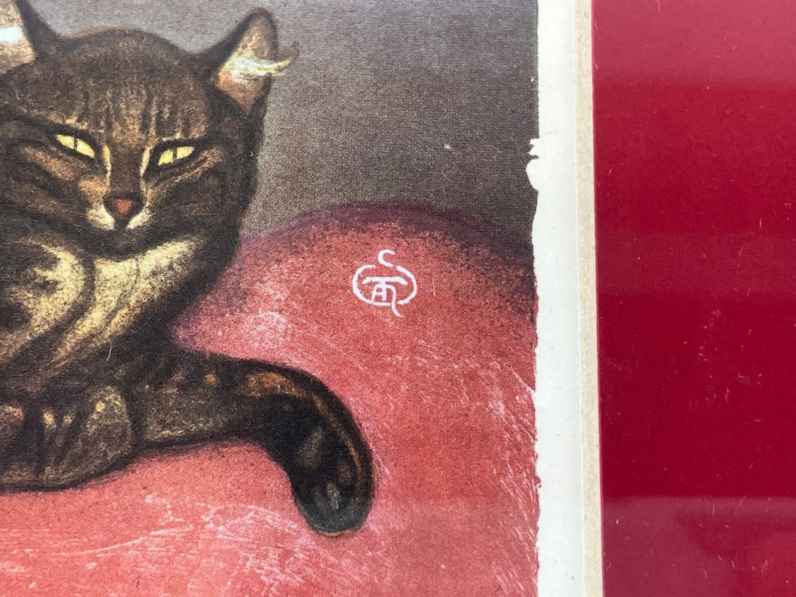 Theophile Alexandre Steinlen, Winter Cat on a Cushion, Print - 3