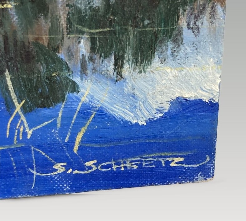 Mid-Century Modern, Western Landscape, Oil Painting - 4
