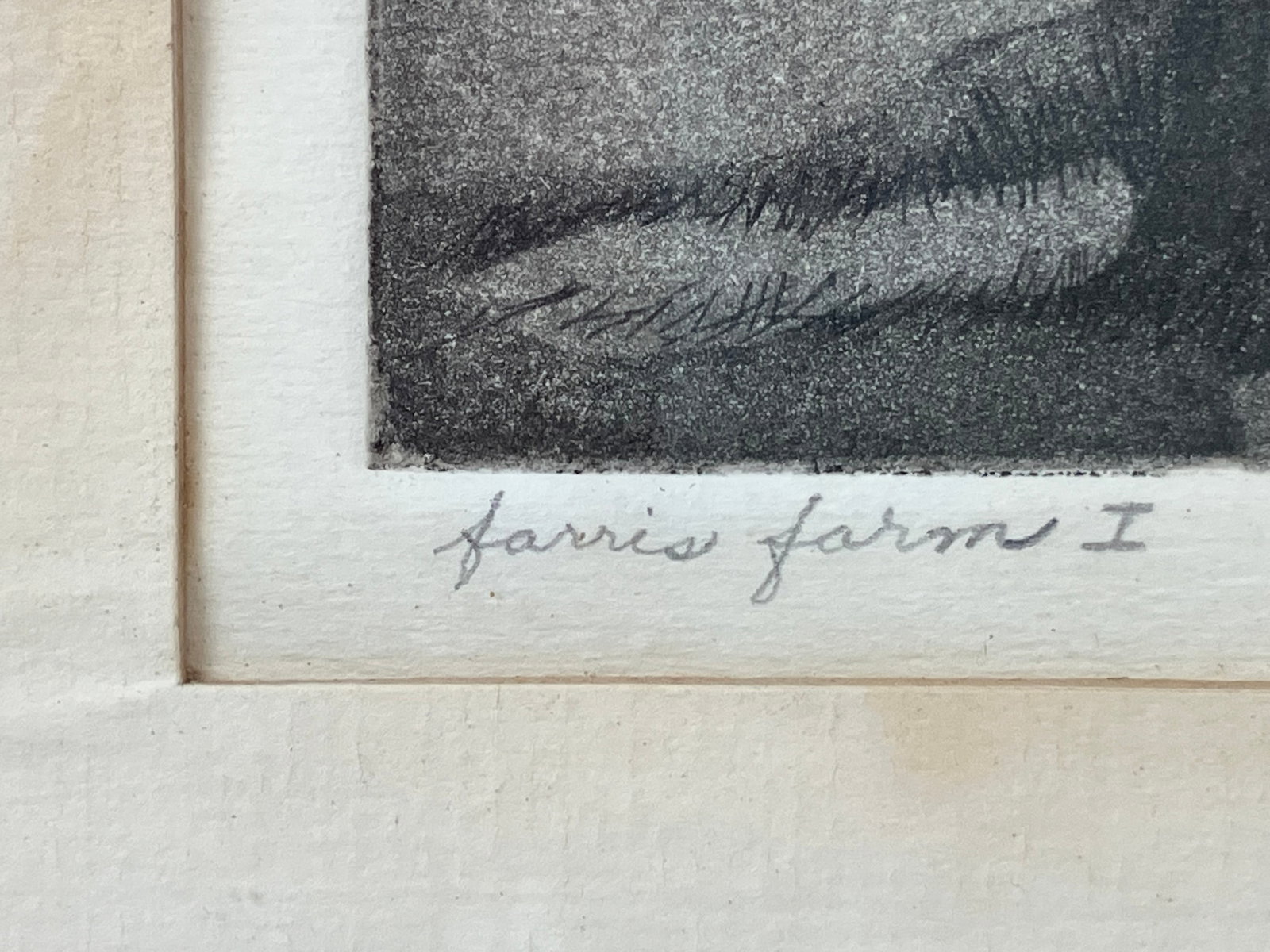 Country Landscape Etching with Aquatint - 4