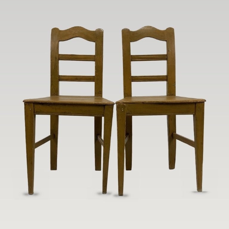 Pair of Painted Country Chairs - 3