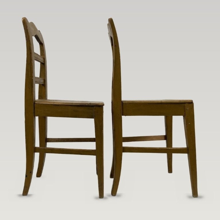Pair of Painted Country Chairs - 6