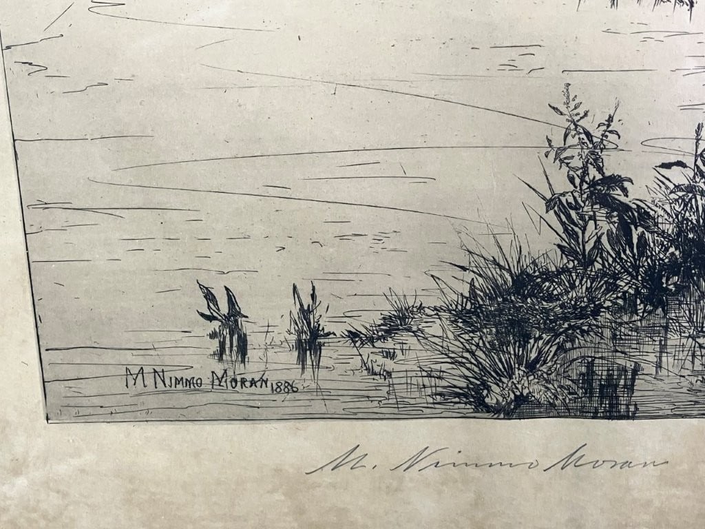 Signed Mary Nimmo Moran,Landscape, Etching - 2