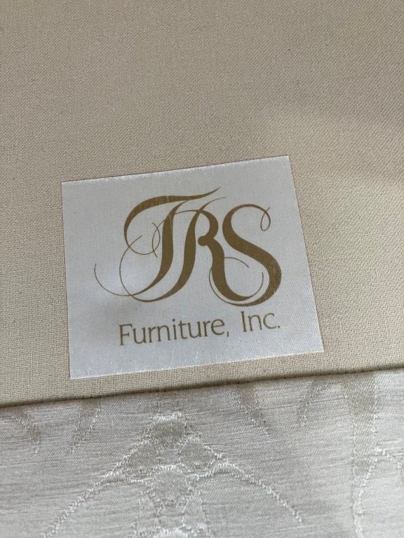 TRS Furniture White Damask Sofa - 3