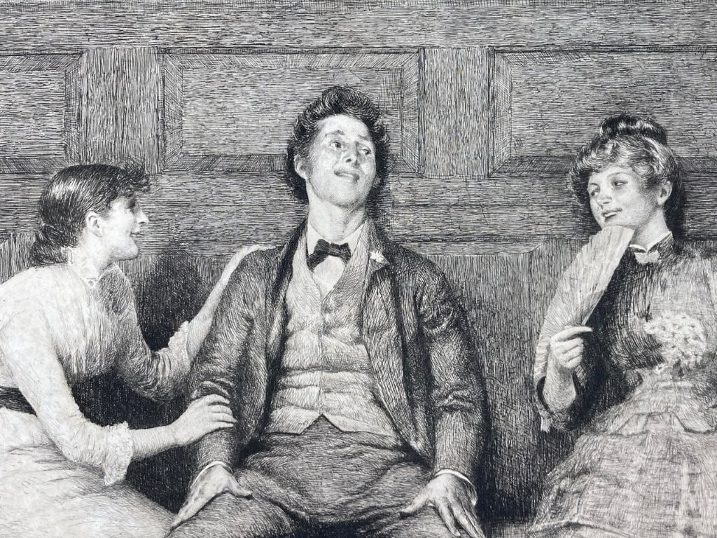19th-Century, Hamilton, Genre Scene, Engraving - 2