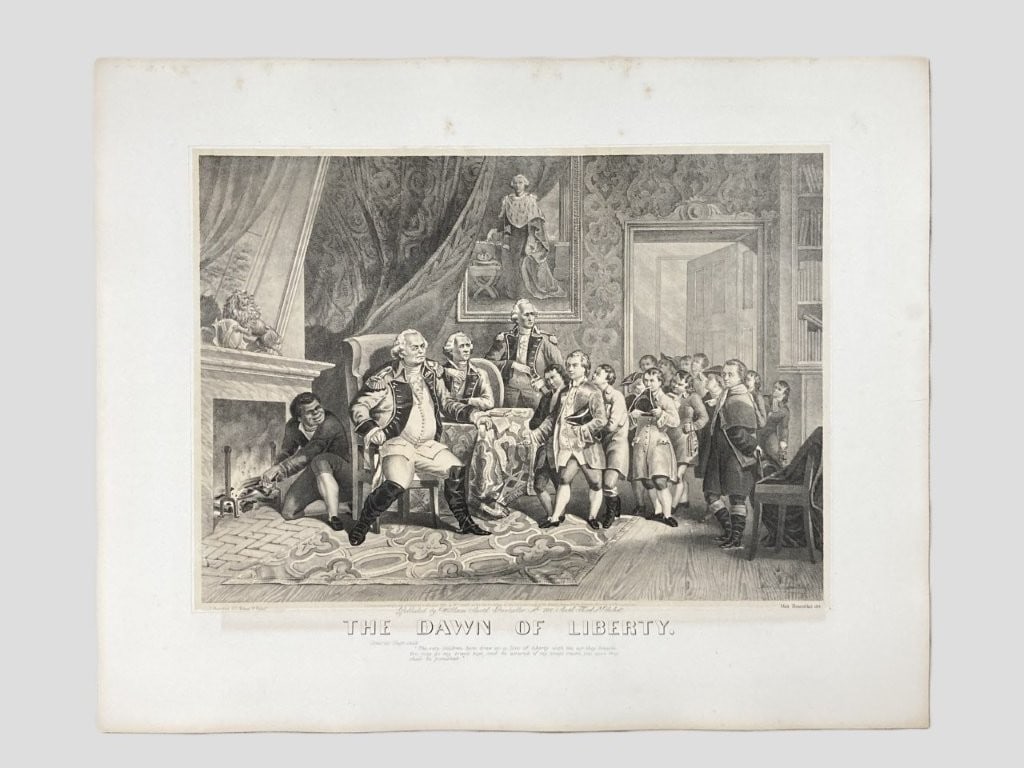 Set of 19th-Century, Dawn of Liberty, Rosenthal, Lithographs - 2
