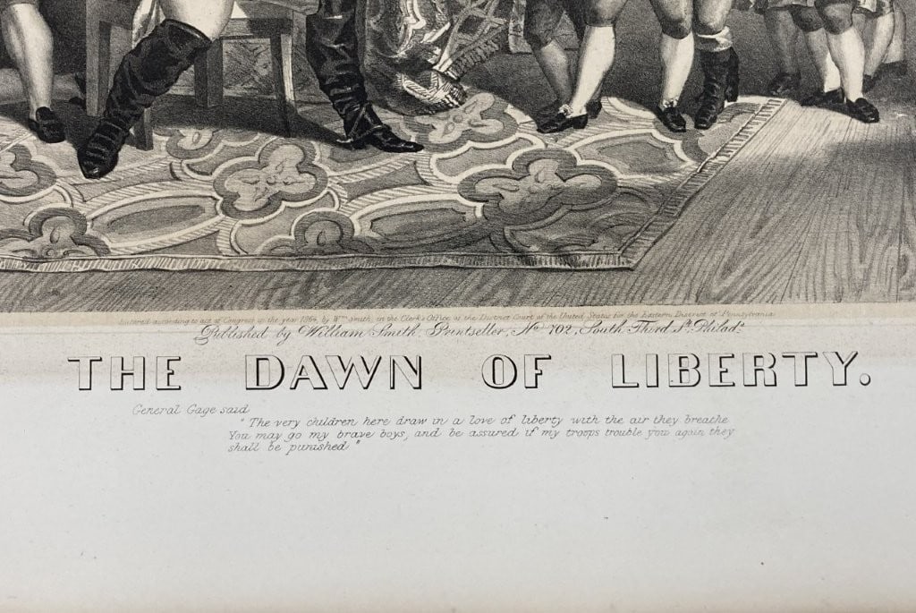 Set of 19th-Century, Dawn of Liberty, Rosenthal, Lithographs - 4
