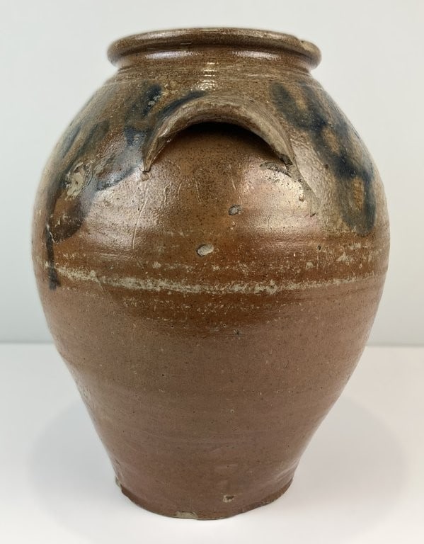 1820 Virginia Salt Glaze Cobalt-Decorated Storage Jar - 4