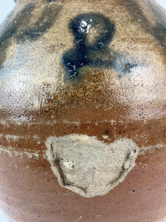 1820 Virginia Salt Glaze Cobalt-Decorated Storage Jar - 7