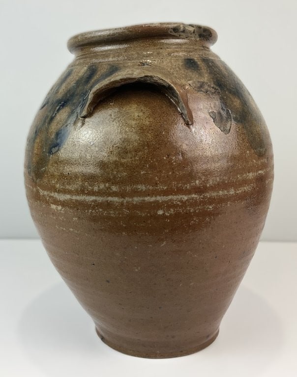 1820 Virginia Salt Glaze Cobalt-Decorated Storage Jar - 8