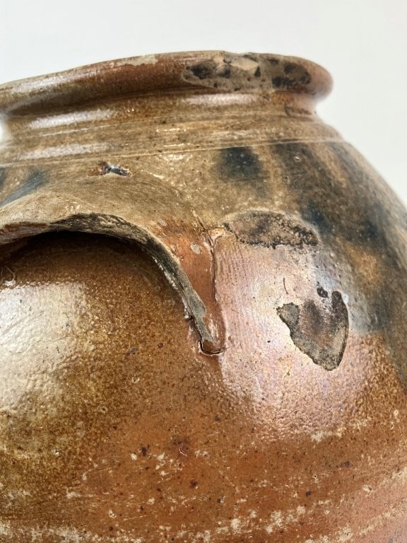 1820 Virginia Salt Glaze Cobalt-Decorated Storage Jar - 9