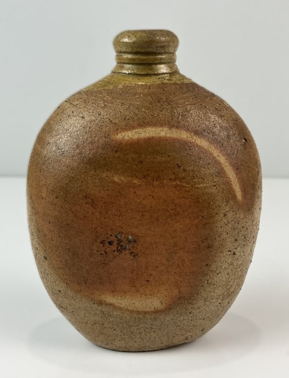 Fine 19th Century Decorated Stoneware Flask - 4