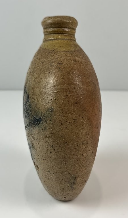 Fine 19th Century Decorated Stoneware Flask - 5