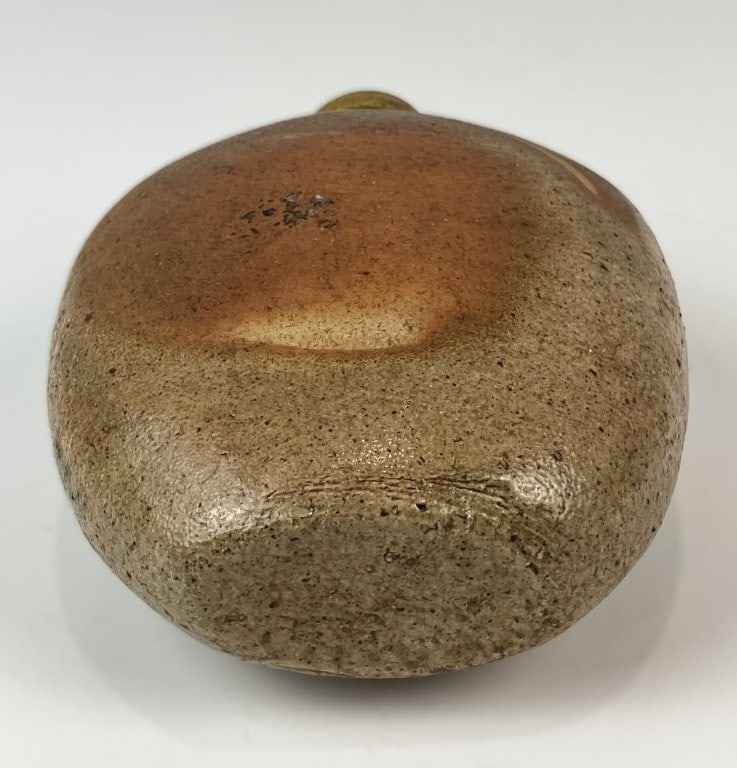 Fine 19th Century Decorated Stoneware Flask - 6