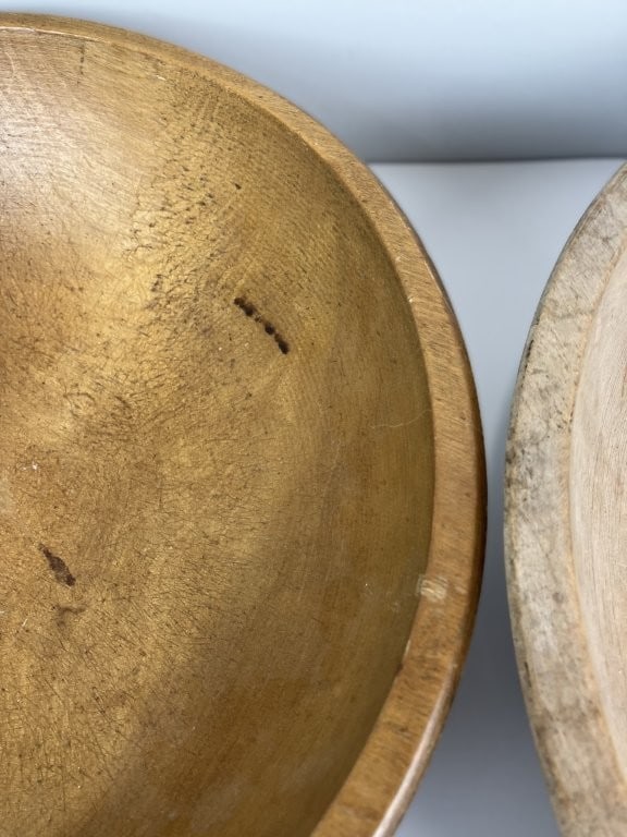 Four Country Dough Bowls - 4