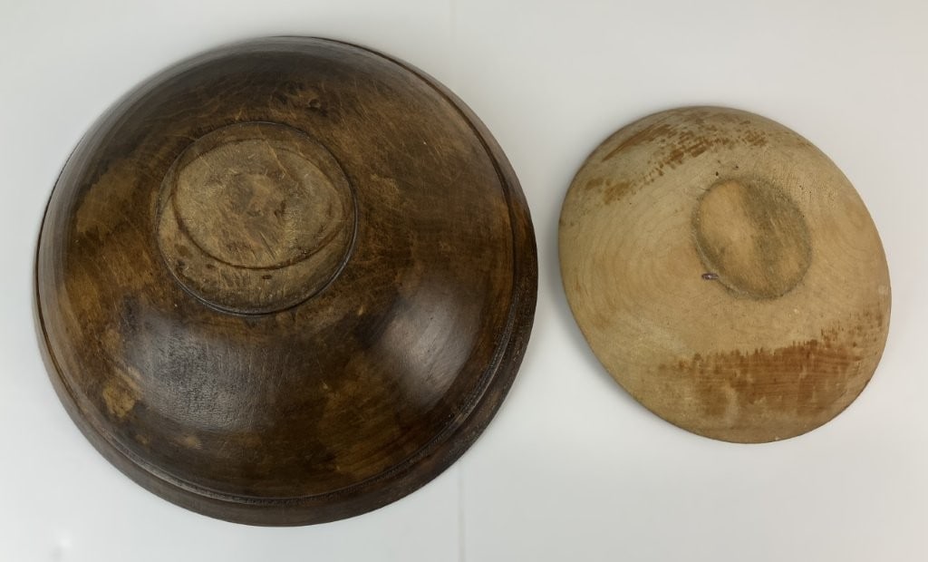 Four Country Dough Bowls - 7