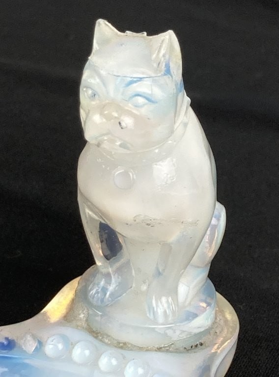 Sabino French Bulldog Art Glass Dish - 3