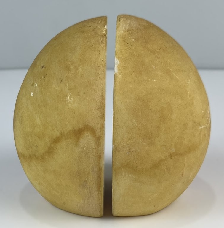 Carved Stone Fruit Bookends - 3