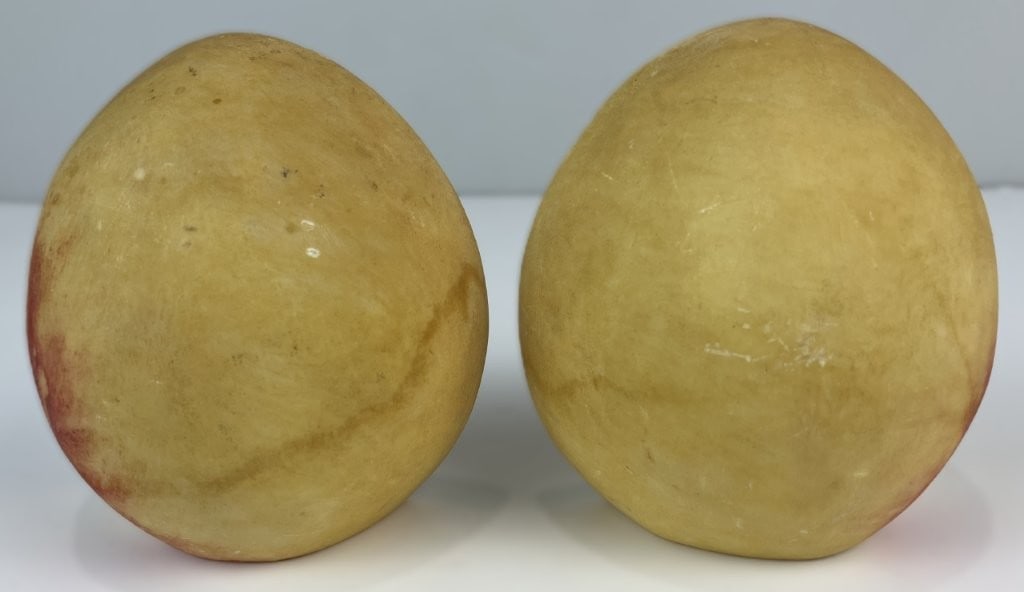 Carved Stone Fruit Bookends - 4