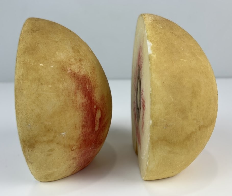 Carved Stone Fruit Bookends - 5