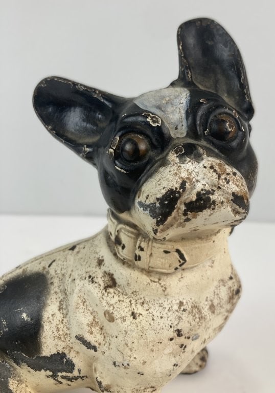 Hubley Cast Iron French Bulldog Doorstop - 2