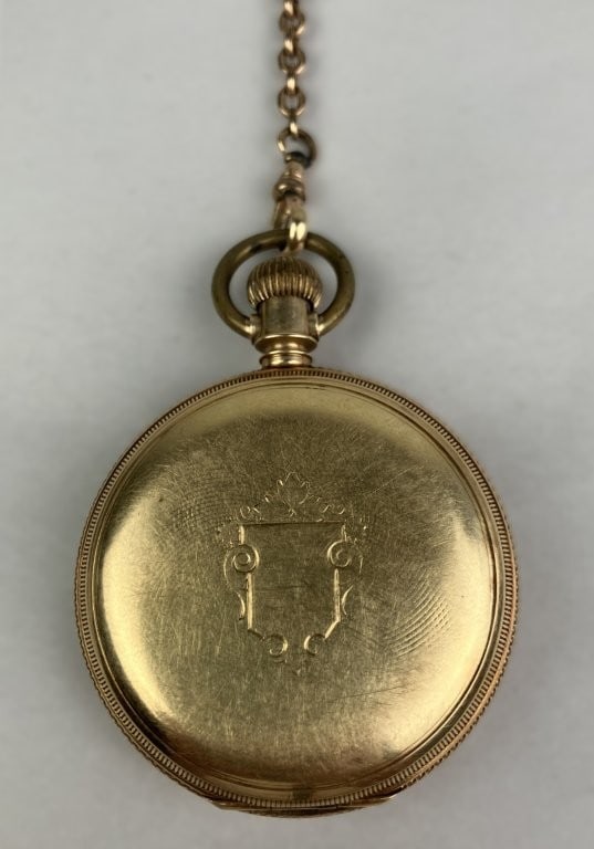 10KT Elgin Watch Co. Pocket Watch,19th Century - 2