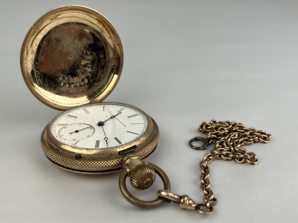 10KT Elgin Watch Co. Pocket Watch,19th Century - 3