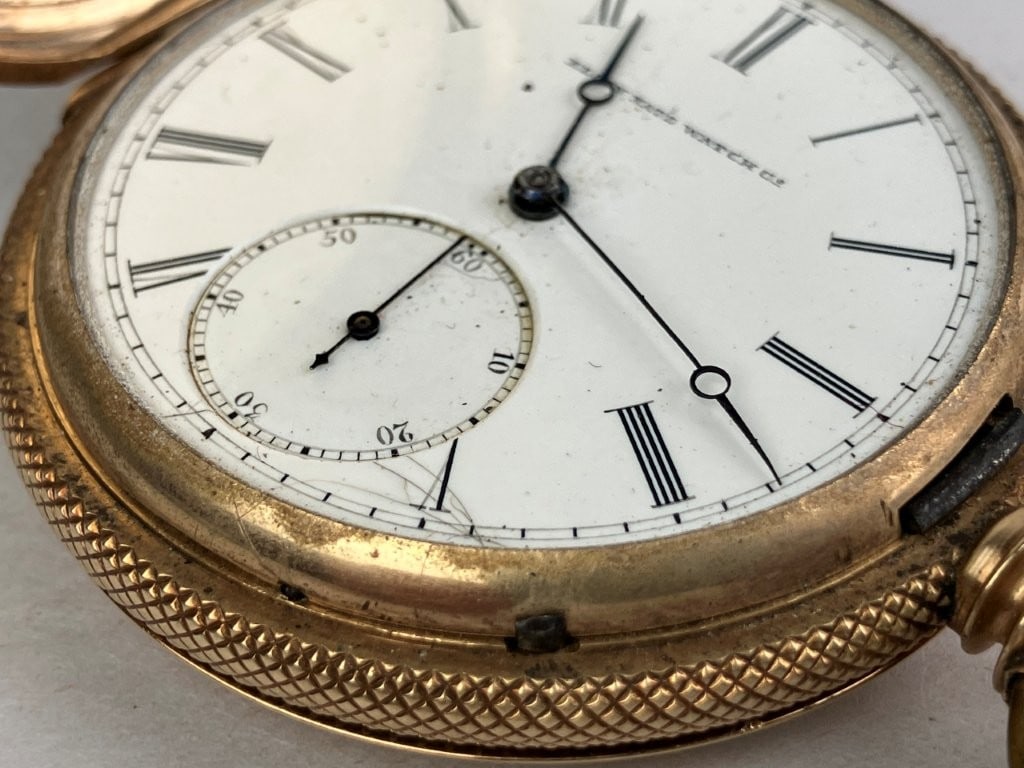 10KT Elgin Watch Co. Pocket Watch,19th Century - 5