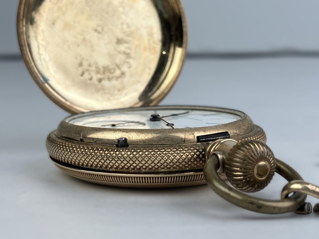 10KT Elgin Watch Co. Pocket Watch,19th Century - 6