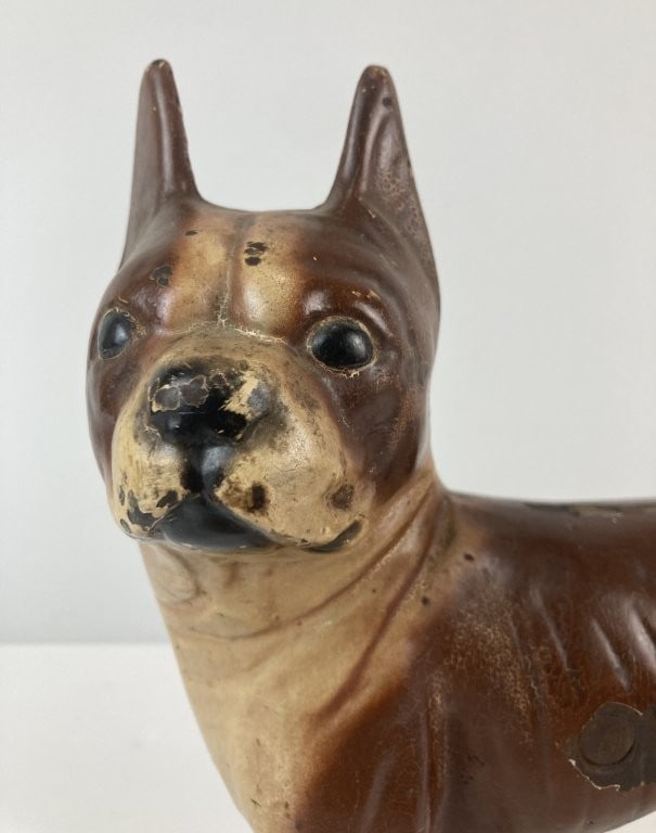 Hubley Cast Iron Boston Terrier Doorstop - 2