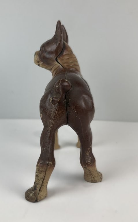 Hubley Cast Iron Boston Terrier Doorstop - 4