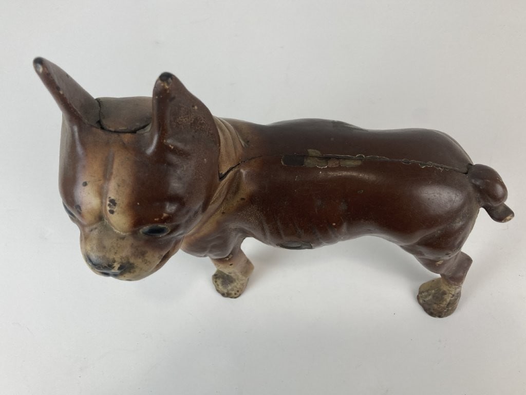 Hubley Cast Iron Boston Terrier Doorstop - 8